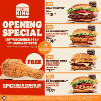 Burger-King-Opening-Promotion-at-AEON-Tebrau-City-2-350x350 - Beverages Burger Food , Restaurant & Pub Johor Promotions & Freebies 