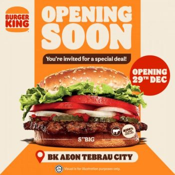 Burger-King-Opening-Promotion-at-AEON-Tebrau-City-350x350 - Beverages Burger Food , Restaurant & Pub Johor Promotions & Freebies 