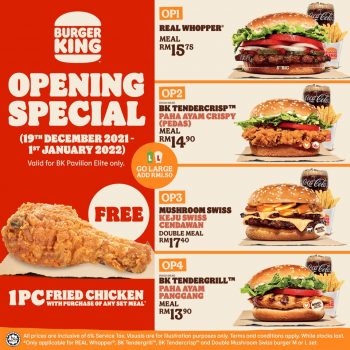 Burger-King-Opening-Special-at-Pavilion-KL-2-350x350 - Beverages Burger Fast Food Food , Restaurant & Pub Kuala Lumpur Promotions & Freebies Selangor 