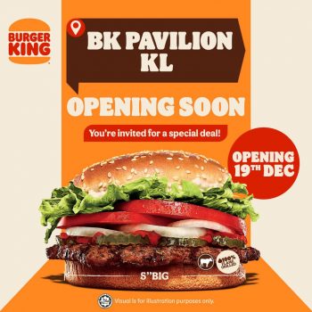 Burger-King-Opening-Special-at-Pavilion-KL-350x350 - Beverages Burger Fast Food Food , Restaurant & Pub Kuala Lumpur Promotions & Freebies Selangor 