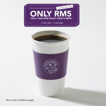 Coffee-Bean-Dark-Roast-Promo-at-Genting-Highlands-Premium-Outlets-350x350 - Beverages Food , Restaurant & Pub Pahang 