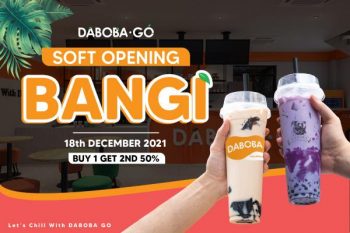 Daboba-Soft-Opening-Promotion-at-Go-Bangi-350x233 - Beverages Food , Restaurant & Pub Promotions & Freebies Selangor 