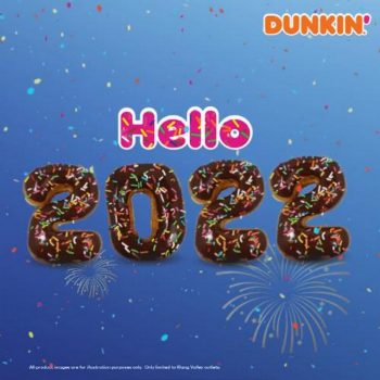 Dunkin-Donuts-New-Year-Hello-2022-Donuts-350x350 - Beverages Food , Restaurant & Pub Johor Kedah Kelantan Kuala Lumpur Melaka Negeri Sembilan Pahang Penang Perak Perlis Promotions & Freebies Putrajaya Sabah Sarawak Selangor Terengganu 