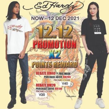 Ed-Hardy-12.12-Promotion-at-Johor-Premium-Outlets-350x350 - Apparels Fashion Accessories Fashion Lifestyle & Department Store Johor Promotions & Freebies 