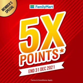 FamilyMart-Members-5x-Points-Promotion-350x350 - Johor Kedah Kelantan Kuala Lumpur Melaka Negeri Sembilan Pahang Penang Perak Perlis Promotions & Freebies Putrajaya Sabah Sarawak Selangor Supermarket & Hypermarket Terengganu 