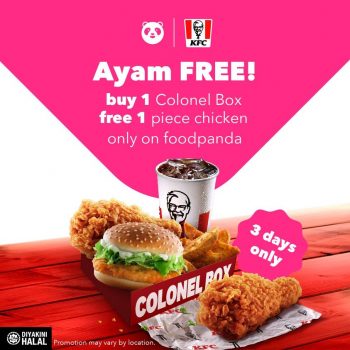 Foodpanda-KFC-Promo-350x350 - Beverages Food , Restaurant & Pub Johor Kedah Kelantan Kuala Lumpur Melaka Negeri Sembilan Pahang Penang Perak Perlis Promotions & Freebies Putrajaya Sabah Sarawak Selangor Terengganu 