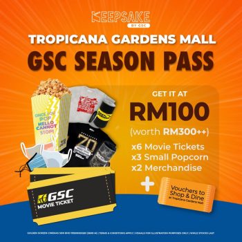 GSC-Season-Pass-Deal-at-Tropicana-Gardens-Mall-350x350 - Cinemas Movie & Music & Games Promotions & Freebies Selangor 