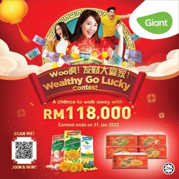 Giant-Drinho-CNY-Wealthy-Go-Lucky-Contest-350x350 - Events & Fairs Johor Kedah Kelantan Kuala Lumpur Melaka Negeri Sembilan Pahang Penang Perak Perlis Putrajaya Sabah Sarawak Selangor Supermarket & Hypermarket Terengganu 