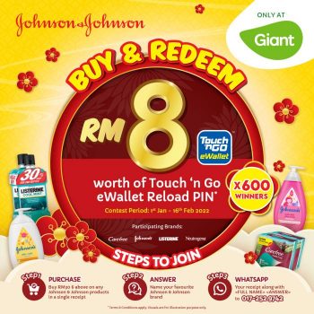 Giant-Johnson-Johnson-CNY-Buy-Redeem-Contest-350x350 - Events & Fairs Johor Kedah Kelantan Kuala Lumpur Melaka Negeri Sembilan Pahang Penang Perak Perlis Putrajaya Sabah Sarawak Selangor Supermarket & Hypermarket Terengganu 