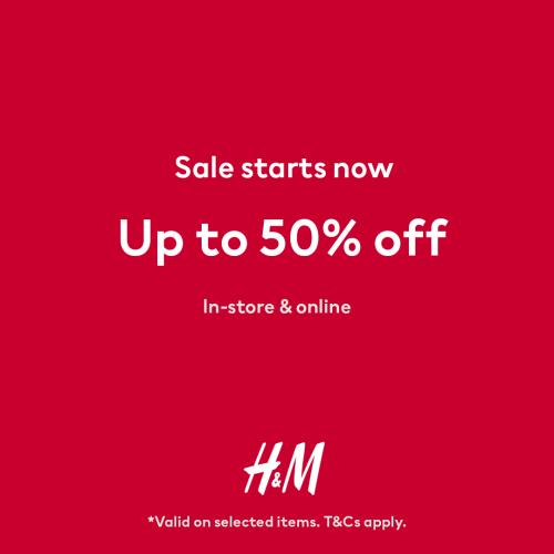 end of season sale h&m