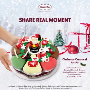 Haagen-Dazs-Christmas-Carousel-Cake-Deal-350x350 - Beverages Cake Food , Restaurant & Pub Ice Cream Johor Kedah Kelantan Kuala Lumpur Melaka Negeri Sembilan Pahang Penang Perak Perlis Promotions & Freebies Putrajaya Sabah Sarawak Selangor Terengganu 
