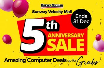 Harvey-Norman-5th-Anniversary-Sale-350x232 - Computer Accessories Electronics & Computers IT Gadgets Accessories Kuala Lumpur Malaysia Sales Selangor 