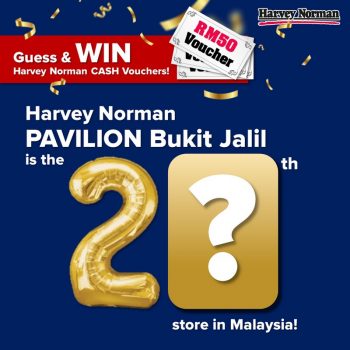 Harvey-Norman-Grand-Opening-Deal-at-Pavilion-Bukit-Jalil-350x350 - Electronics & Computers Furniture Home & Garden & Tools Home Appliances Home Decor Kitchen Appliances Kuala Lumpur Promotions & Freebies Selangor 