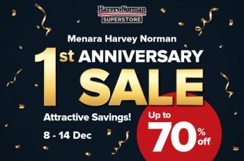 Harvey-Norman-Menara-Harvey-Norman-1st-Anniversary-Sale-350x232 - Electronics & Computers Furniture Home & Garden & Tools Home Appliances Home Decor Johor Kedah Kelantan Kitchen Appliances Kuala Lumpur Malaysia Sales Melaka Negeri Sembilan Online Store Pahang Penang Perak Perlis Putrajaya Sabah Sarawak Selangor Terengganu 