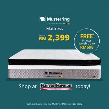Harvey-Norman-Musterring-Queen-Size-Mattress-Deal-5-350x350 - Beddings Home & Garden & Tools Johor Kedah Kelantan Kuala Lumpur Mattress Melaka Negeri Sembilan Pahang Penang Perak Perlis Promotions & Freebies Putrajaya Sabah Sarawak Selangor Terengganu