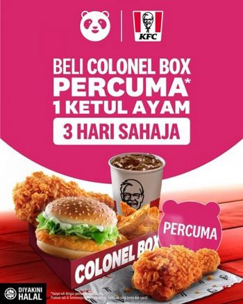 KFC-FoodPanda-Free-Chicken-Promotion-350x438 - Beverages Food , Restaurant & Pub Johor Kedah Kelantan Kuala Lumpur Melaka Negeri Sembilan Online Store Pahang Penang Perak Perlis Promotions & Freebies Putrajaya Sabah Sarawak Selangor Terengganu 