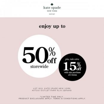 Kate-Spade-Special-Sale-at-Mitsui-Outlet-Park-350x350 - Bags Fashion Accessories Fashion Lifestyle & Department Store Malaysia Sales Selangor 