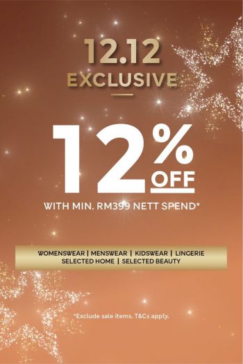 Marks-and-Spencer-12.12-Promo-350x525 - Apparels Baby & Kids & Parenting Children Fashion Fashion Accessories Fashion Lifestyle & Department Store Johor Kedah Kelantan Kuala Lumpur Melaka Negeri Sembilan Online Store Pahang Penang Perak Perlis Promotions & Freebies Putrajaya Sabah Sarawak Selangor Terengganu 