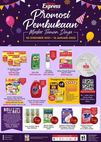 Maslee-Promotion-at-Taman-Daya-350x493 - Johor Promotions & Freebies Supermarket & Hypermarket 