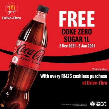 McDonalds-Drive-Thru-Free-Coke-Zero-Sugar-Promotion-350x350 - Beverages Fast Food Food , Restaurant & Pub Johor Kedah Kelantan Kuala Lumpur Melaka Negeri Sembilan Pahang Penang Perak Perlis Promotions & Freebies Putrajaya Selangor Terengganu 