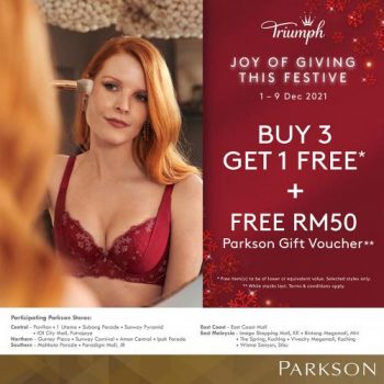 Parkson-Triumph-Christmas-Sale-350x350 - Fashion Accessories Fashion Lifestyle & Department Store Johor Kedah Kelantan Kuala Lumpur Lingerie Malaysia Sales Melaka Negeri Sembilan Pahang Penang Perak Perlis Putrajaya Sabah Sarawak Selangor Terengganu Underwear 