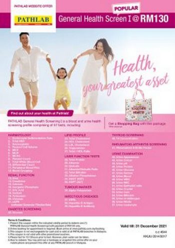 Pathlab-Health-Screening-Promotion-350x496 - Beauty & Health Health Supplements Johor Kedah Kelantan Kuala Lumpur Melaka Negeri Sembilan Others Pahang Penang Perak Perlis Promotions & Freebies Putrajaya Sabah Sarawak Selangor Terengganu 