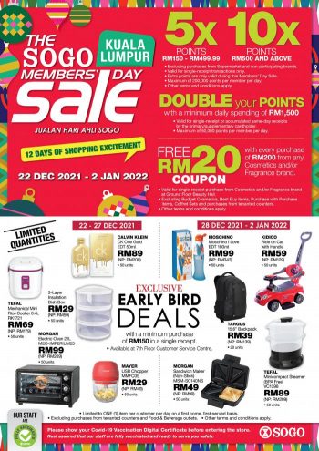 SOGO-Members-Day-Sale-Catalogue-350x495 - Johor Kuala Lumpur Malaysia Sales Selangor Supermarket & Hypermarket 