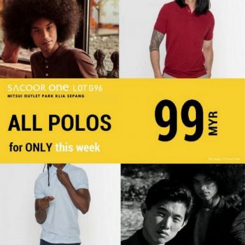 Sacoor-One-Polos-Promotion-at-Mitsui-Outlet-Park-350x350 - Apparels Fashion Accessories Fashion Lifestyle & Department Store Promotions & Freebies Selangor 