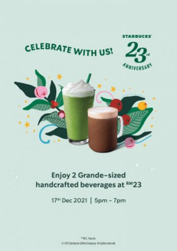 Starbucks-Any-2-Grande-sized-Handcrafted-Beverages-Deal-350x494 - Beverages Food , Restaurant & Pub Johor Kedah Kelantan Kuala Lumpur Melaka Negeri Sembilan Pahang Penang Perak Perlis Promotions & Freebies Putrajaya Sabah Sarawak Selangor Terengganu 