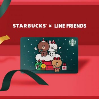 Starbucks-Line-Friends-Card-Promo-350x350 8 Dec 2021 Onward: Starbucks Line Friends Card Promo
