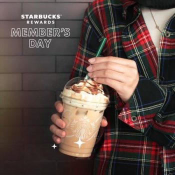 Starbucks-Members-Day-Promotion-350x350 - Beverages Food , Restaurant & Pub Johor Kedah Kelantan Kuala Lumpur Melaka Negeri Sembilan Pahang Penang Perak Perlis Promotions & Freebies Putrajaya Sabah Sarawak Selangor Terengganu 