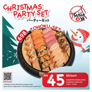 Sushi-YA-Christmas-Party-Set-Deal-1-350x350 - Beverages Food , Restaurant & Pub Kedah Penang Promotions & Freebies Selangor 