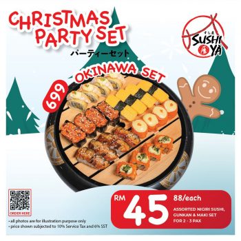 Sushi-YA-Christmas-Party-Set-Deal-2-350x350 - Beverages Food , Restaurant & Pub Kedah Penang Promotions & Freebies Selangor 