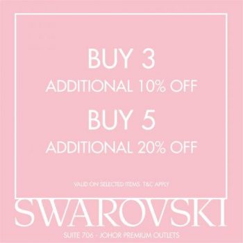 Swarovski-Special-Sale-at-Johor-Premium-Outlets-350x350 - Gifts , Souvenir & Jewellery Jewels Johor Malaysia Sales 