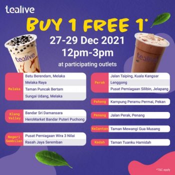 Tealive-Buy-1-FREE-1-Opening-Promotion-350x350 - Beverages Food , Restaurant & Pub Johor Kedah Kelantan Kuala Lumpur Melaka Negeri Sembilan Pahang Penang Perak Perlis Promotions & Freebies Putrajaya Sabah Sarawak Selangor Terengganu 