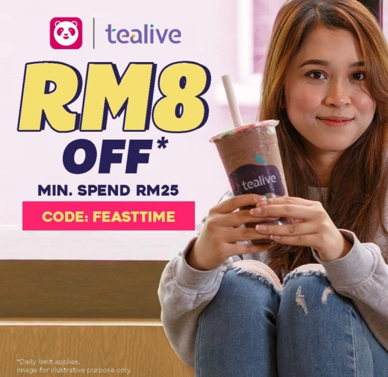 16 Dec 2021 Onward Tealive FoodPanda Promo