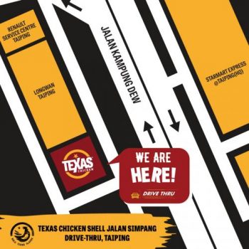 Texas-Chicken-Drive-Thru-Opening-Promotion-at-Shell-Jalan-Simpang-4-350x350 - Beverages Food , Restaurant & Pub Perak Promotions & Freebies 