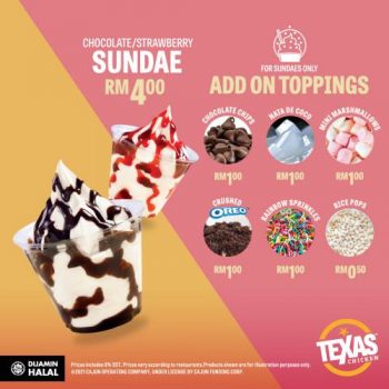 Texas-Chicken-Sundae-Ice-Cream-Promo-350x350 - Beverages Food , Restaurant & Pub Johor Kedah Kelantan Kuala Lumpur Melaka Negeri Sembilan Pahang Penang Perak Perlis Promotions & Freebies Putrajaya Sabah Sarawak Selangor Terengganu 