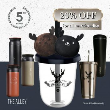 The-Alley-20-OFF-Promotion-for-All-Merchandise-350x350 - Beverages Food , Restaurant & Pub Johor Kedah Kelantan Kuala Lumpur Melaka Negeri Sembilan Pahang Penang Perak Perlis Promotions & Freebies Putrajaya Sabah Sarawak Selangor Terengganu 