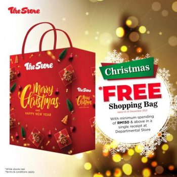 The-Store-Christmas-Free-Shopping-Bag-Promotion-350x350 - Johor Kedah Kelantan Kuala Lumpur Melaka Negeri Sembilan Pahang Penang Perak Perlis Promotions & Freebies Putrajaya Sabah Sarawak Selangor Supermarket & Hypermarket Terengganu 