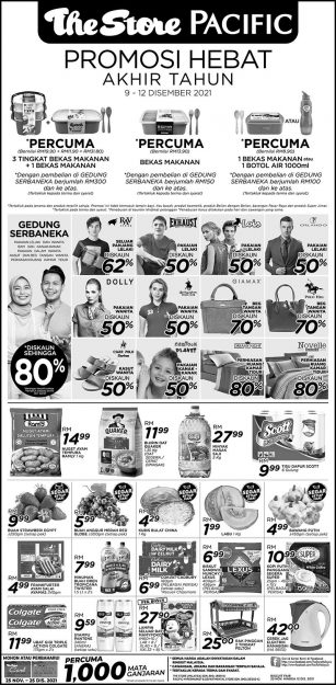 The-Store-and-Pacific-Hypermarket-Year-End-Sale-Weekend-Promotion-1-307x625 - Johor Kedah Kelantan Kuala Lumpur Melaka Negeri Sembilan Pahang Penang Perak Perlis Promotions & Freebies Putrajaya Sabah Sarawak Selangor Supermarket & Hypermarket Terengganu 