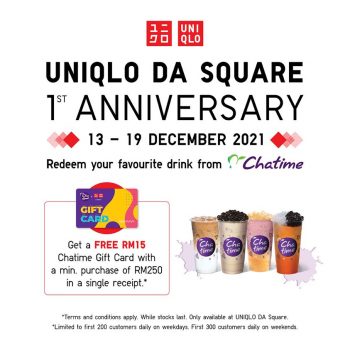 Uniqlo-Anniversary-Deal-at-Da-Square-350x350 - Apparels Beverages Fashion Accessories Fashion Lifestyle & Department Store Food , Restaurant & Pub Kuala Lumpur Selangor 