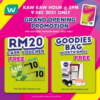 Watsons-Opening-Promotion-at-Pavilion-Bukit-Jalil-1-350x350 - Beauty & Health Health Supplements Kuala Lumpur Personal Care Promotions & Freebies Selangor 
