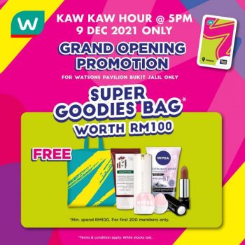 Watsons-Opening-Promotion-at-Pavilion-Bukit-Jalil-2-350x350 - Beauty & Health Health Supplements Kuala Lumpur Personal Care Promotions & Freebies Selangor 