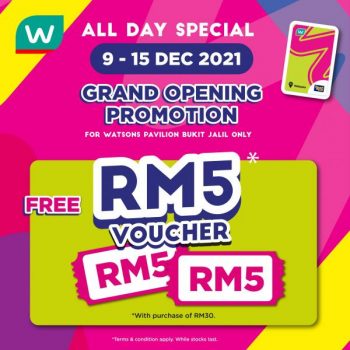 Watsons-Opening-Promotion-at-Pavilion-Bukit-Jalil-3-350x350 - Beauty & Health Health Supplements Kuala Lumpur Personal Care Promotions & Freebies Selangor 