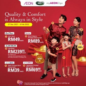 AEON-CNY-Fashion-Promotion-1-350x350 - Johor Kedah Kelantan Kuala Lumpur Melaka Negeri Sembilan Pahang Penang Perak Perlis Promotions & Freebies Putrajaya Sabah Sarawak Selangor Supermarket & Hypermarket Terengganu 