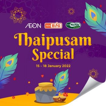 AEON-Thaipusam-Promotion-350x350 - Johor Kedah Kelantan Kuala Lumpur Melaka Negeri Sembilan Pahang Penang Perak Perlis Promotions & Freebies Putrajaya Sabah Sarawak Selangor Supermarket & Hypermarket Terengganu 