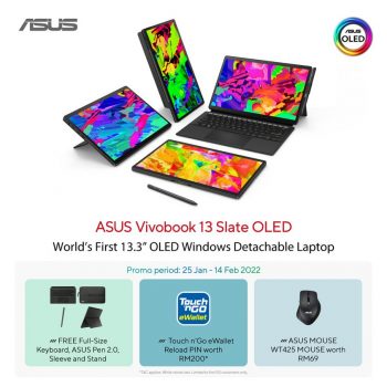 ASUS-Vivobook-Slate-13-OLED-Promo-350x350 - Electronics & Computers IT Gadgets Accessories Johor Kedah Kelantan Kuala Lumpur Laptop Melaka Negeri Sembilan Pahang Penang Perak Perlis Promotions & Freebies Putrajaya Sabah Sarawak Selangor Terengganu 