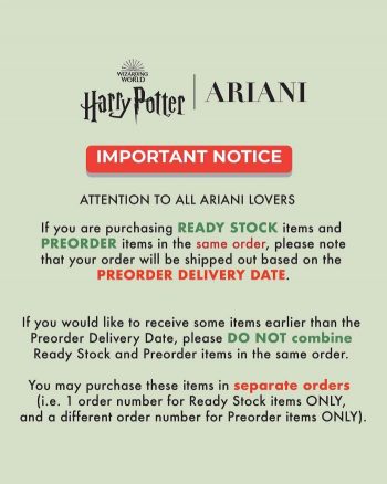 Ariani-Harry-Potter-Collection-Promotion-9-350x438 - Fashion Accessories Fashion Lifestyle & Department Store Johor Kedah Kelantan Kuala Lumpur Melaka Negeri Sembilan Pahang Penang Perak Perlis Promotions & Freebies Putrajaya Sabah Sarawak Selangor Terengganu 