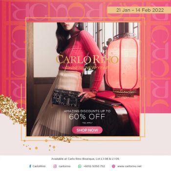 Carlo-Rino-CNY-Sale-at-LaLaport-350x350 - Bags Fashion Accessories Fashion Lifestyle & Department Store Handbags Kuala Lumpur Malaysia Sales Selangor 
